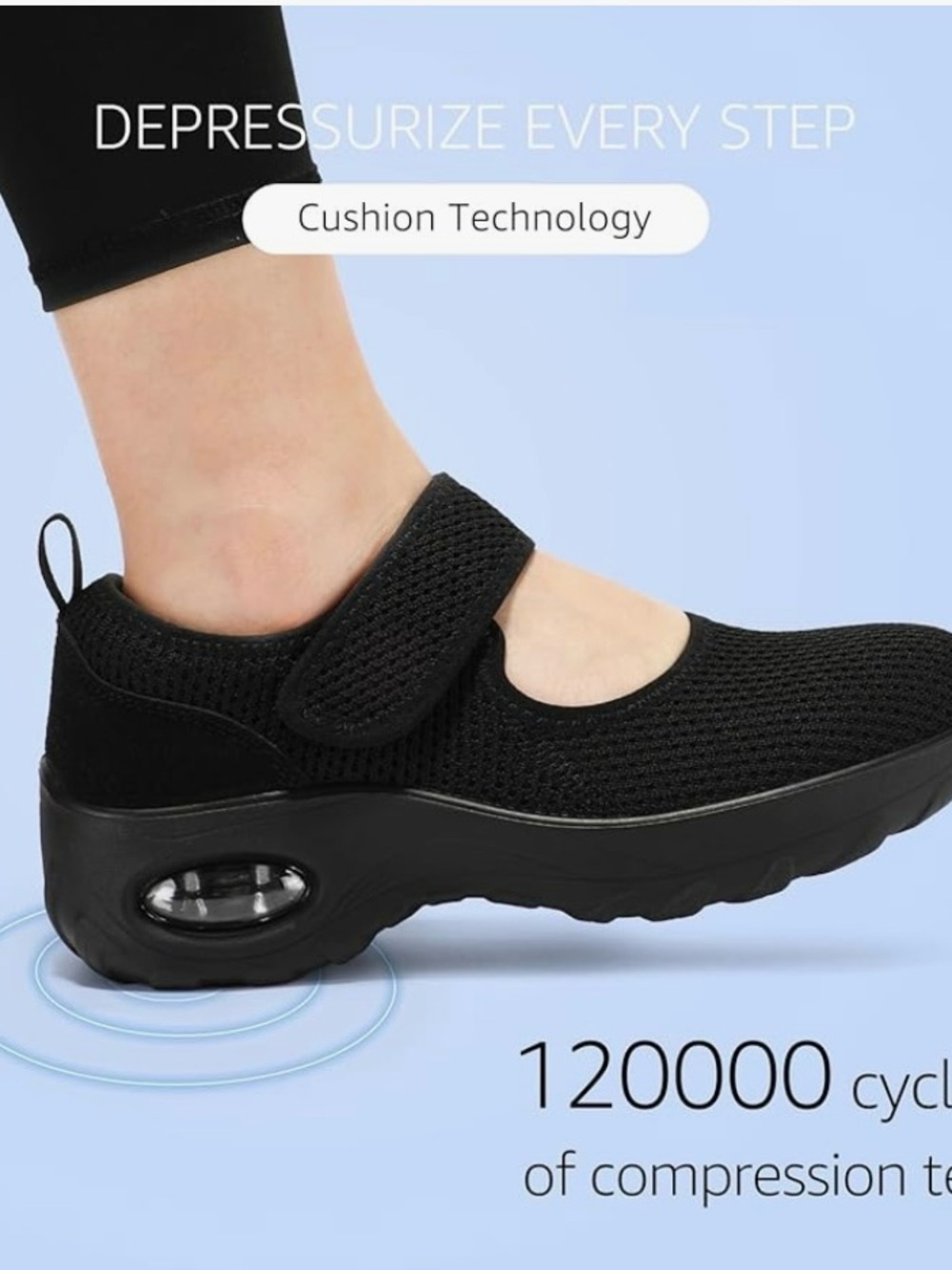 Women’s Black Mary Jane Slip-On Sneaker - Picture 4 of 11